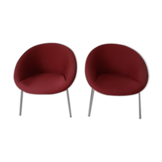 Paire de fauteuils Walter Knoll modèle 369