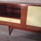 A large scandinavian style vintage wood formica deco 60/70s