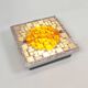 Architectural 1970s wall lamps in hammered glass and cement (2 available)