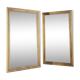 Paire De Miroirs Du Début Du XIXe En Bois Doré De Style Louis XVI
