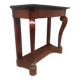 Nineteenth-century mahogany and marble console table