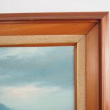 Painting „The Night Fishing”, Scandinavian design, 1970s