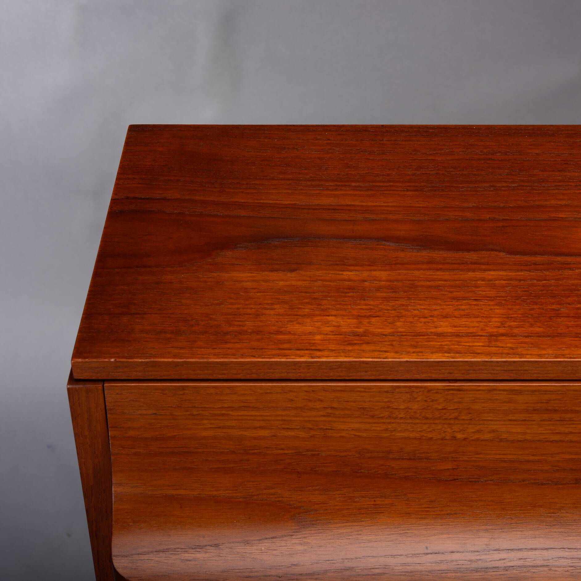 Danish Design Teak Pianette by Louis Zwicki, 1950s