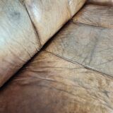 English Howard & Sons style leather sofa – 20th century