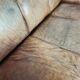 Howard & Sons English leather sofa – 20th century