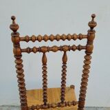 Napoléon III Period Nurse's Chair in Fruitwood