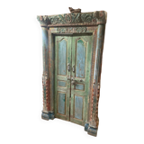Ancienne porte indienne piece et patine d"origine