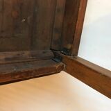 Massive wooden farm table