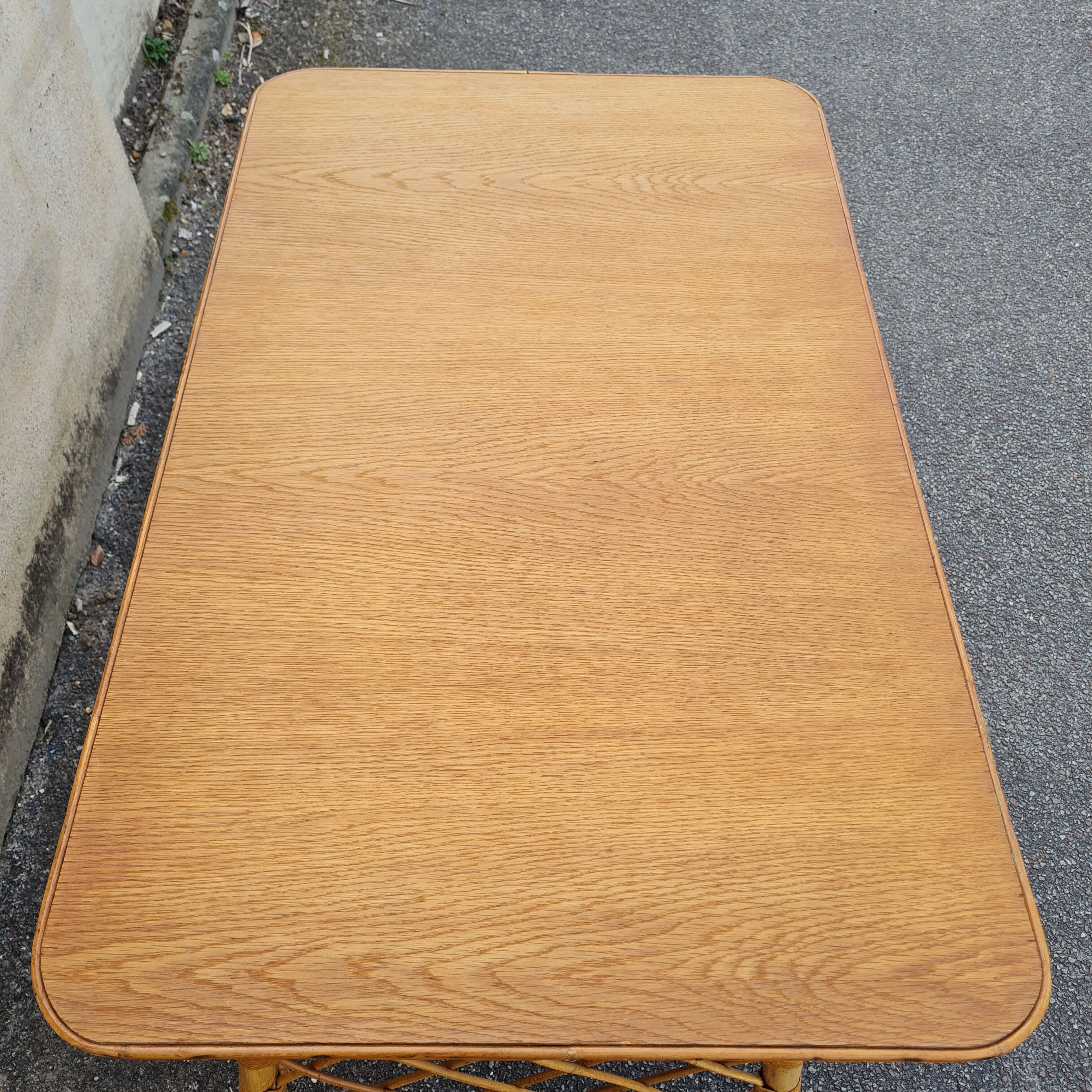 Louis Sognot rattan office 1960