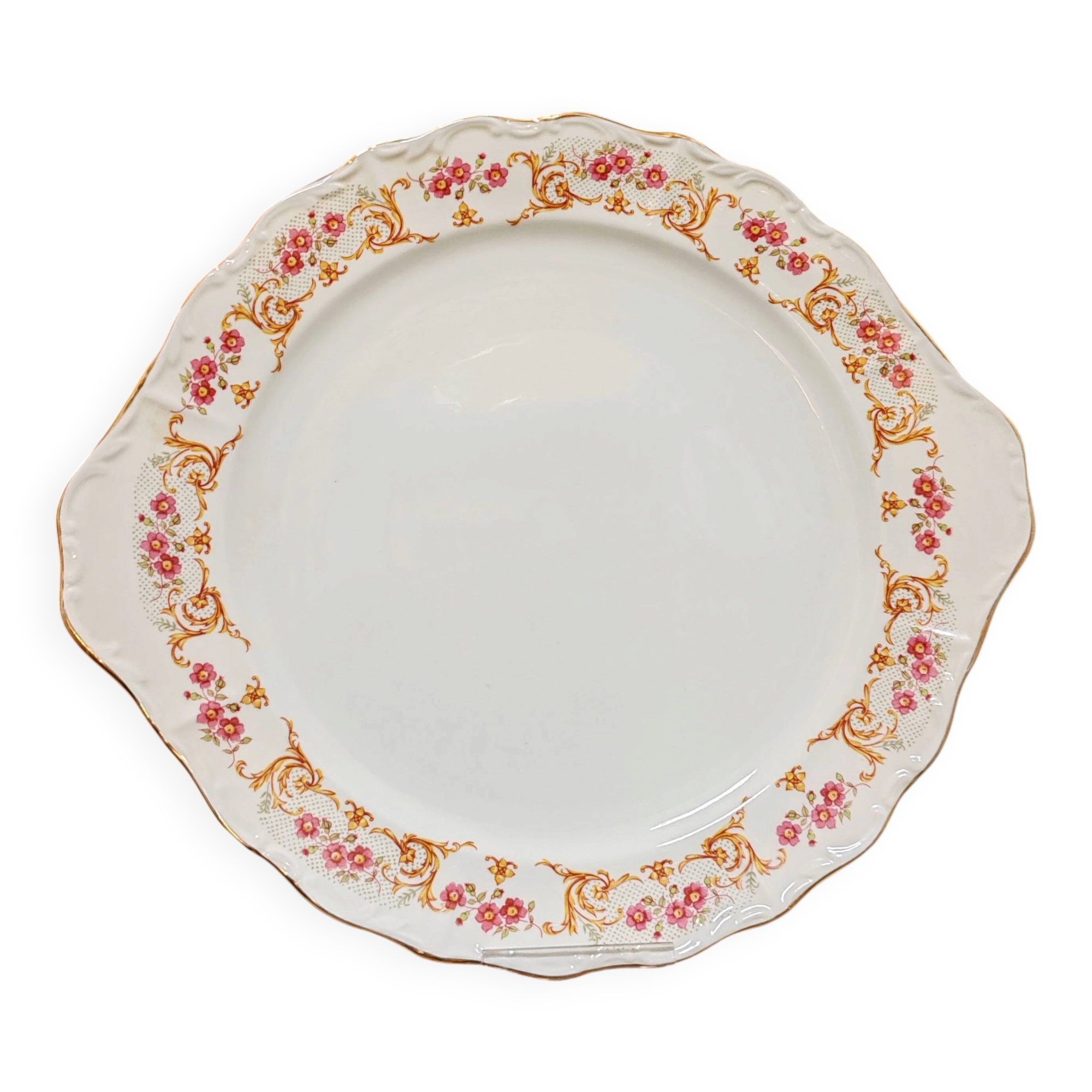Porcelain pie dish Digoin
