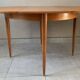 Vintage scandinavian table from the 60s extendable with butterfly extension