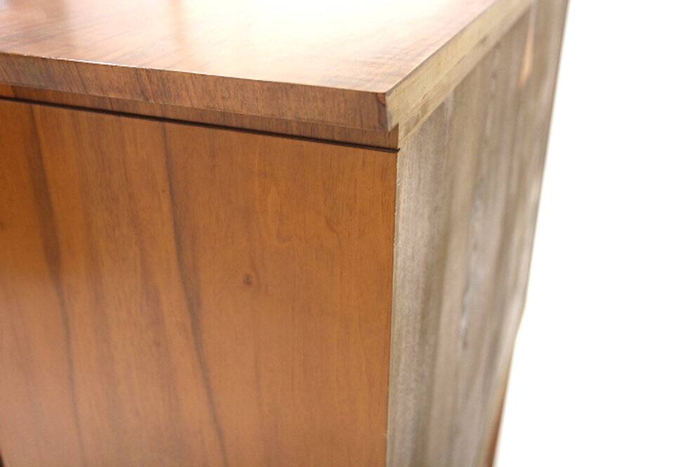 Scandinavian walnut wardrobe, Reiners, Mjölby, Swedish Modern, Sweden, 1