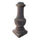 Lamp base balusters in stone