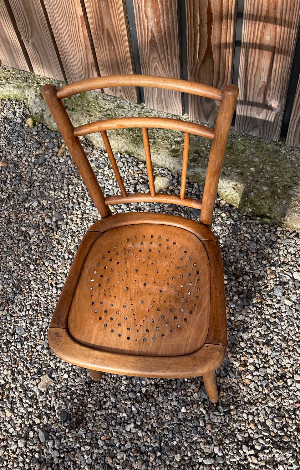 Chaise bistrot bois courbé