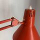 Vintage 1970s carrot Twist T1 architect lamp - 65 cm