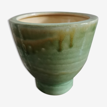 Celadon green ceramic pot cover