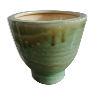 Celadon green ceramic pot cover