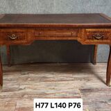 Louis XV style marquetry center desk