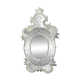 Venetian mirror in colorless Murano glass, circa 1940