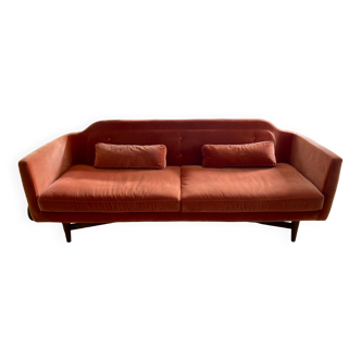 Made vintage spirit velvet sofa