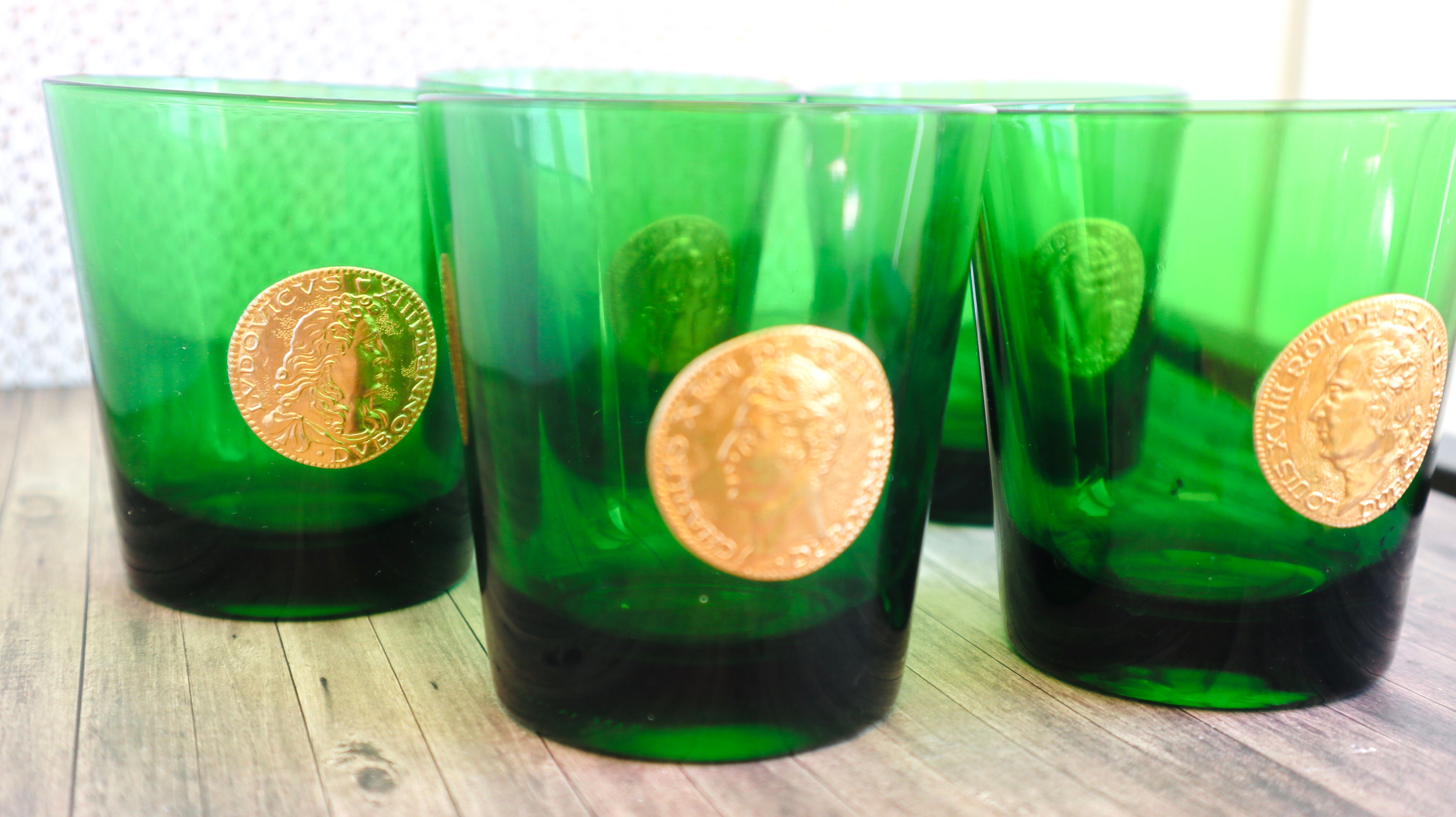 Lot of 5 glasses dubonnet