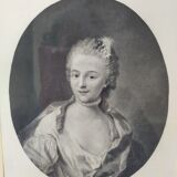 Tableau portrait de jeune femme C Van Loo