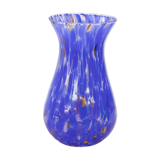 Handmade Blue Murano Glass Vase