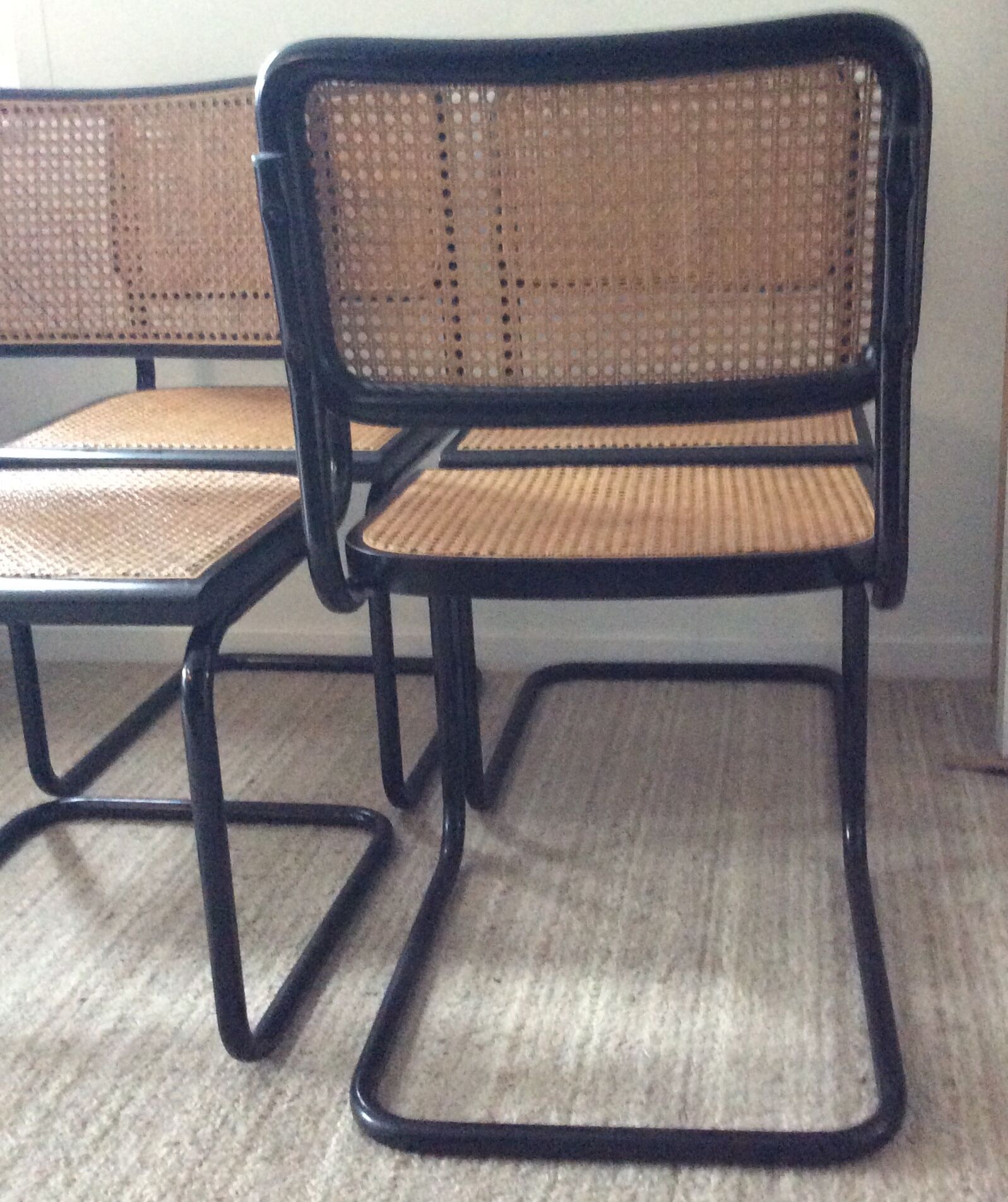 Série de 4 chaises Marcel Breuer Cesca B32