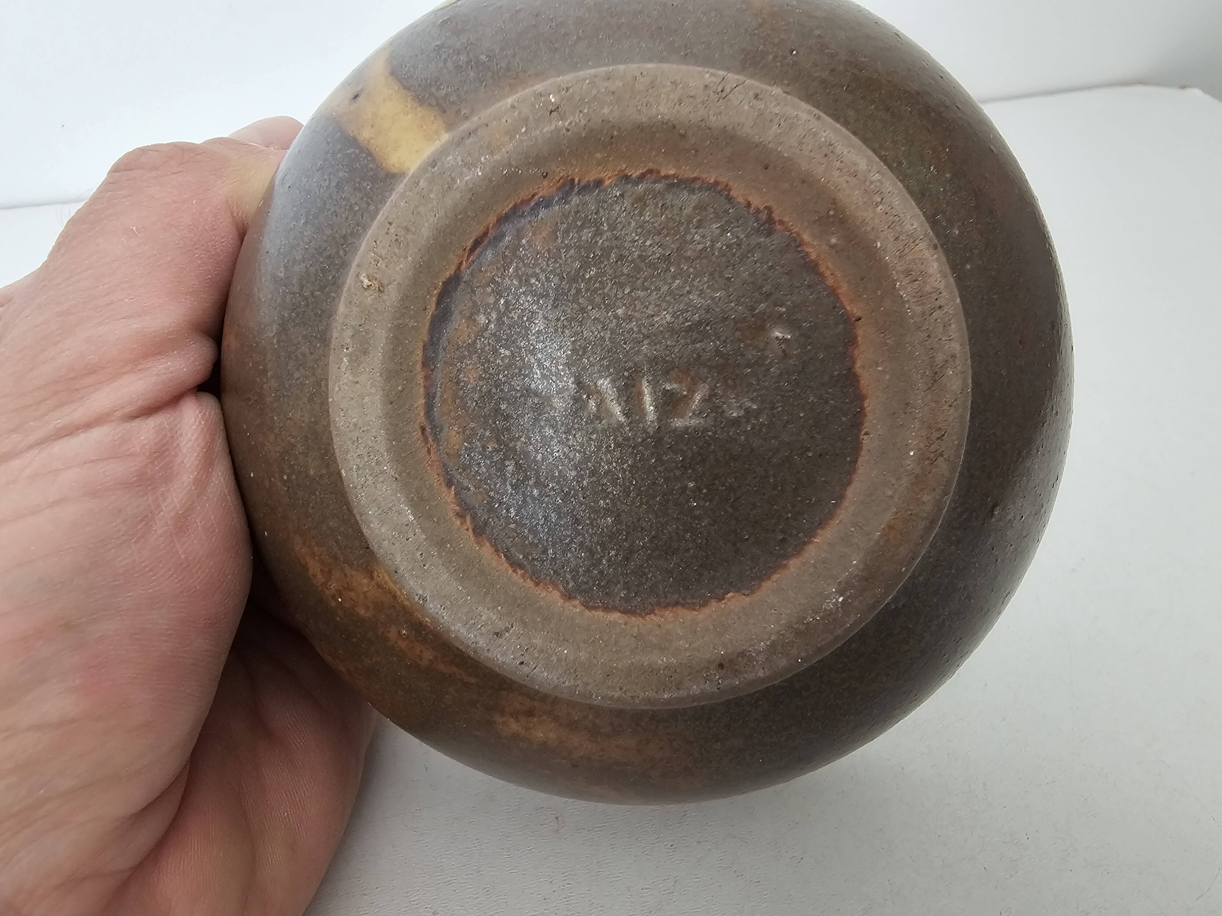 Bowl ceramic signed Taizé (Daniel de Montmollin)
