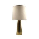 Conical brass table Lamp, Italy 1970