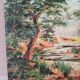 Old painting on canvas signed Bourbon.