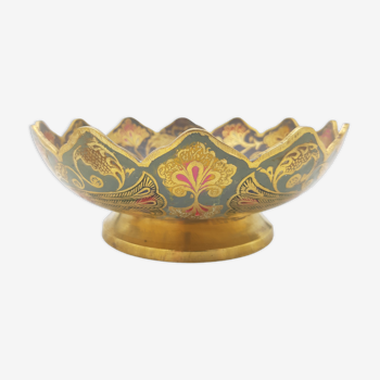 Ethnic Peacock Brass Cup
