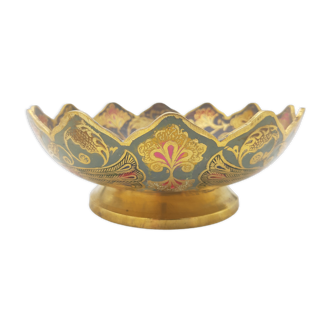 Ethnic Peacock Brass Cup