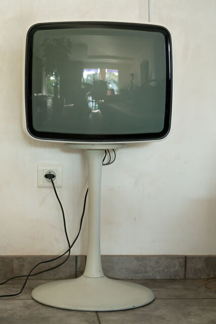 Vintage tv brandt on tulip foot