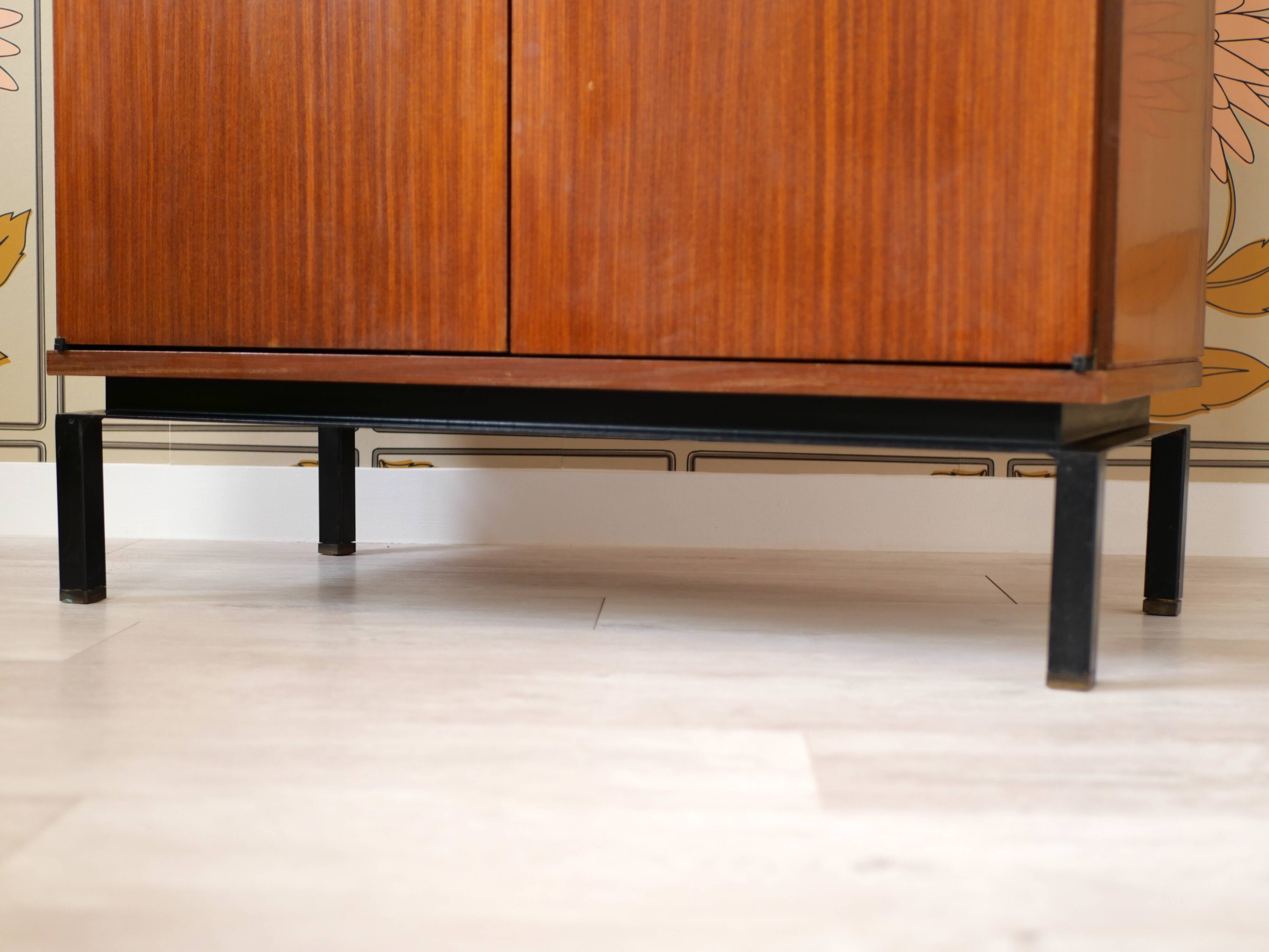 Modernist buffet by Marcel Gascoin from the 1950s - Alvéole collection
