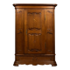 Antique bonnetière wardrobe in cherry wood and marquetry – Louis XIV style
