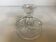 Candle holders flowers butterfly wings moulded glass