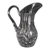 Water decanter in cut crystal of Saint Louis, signed