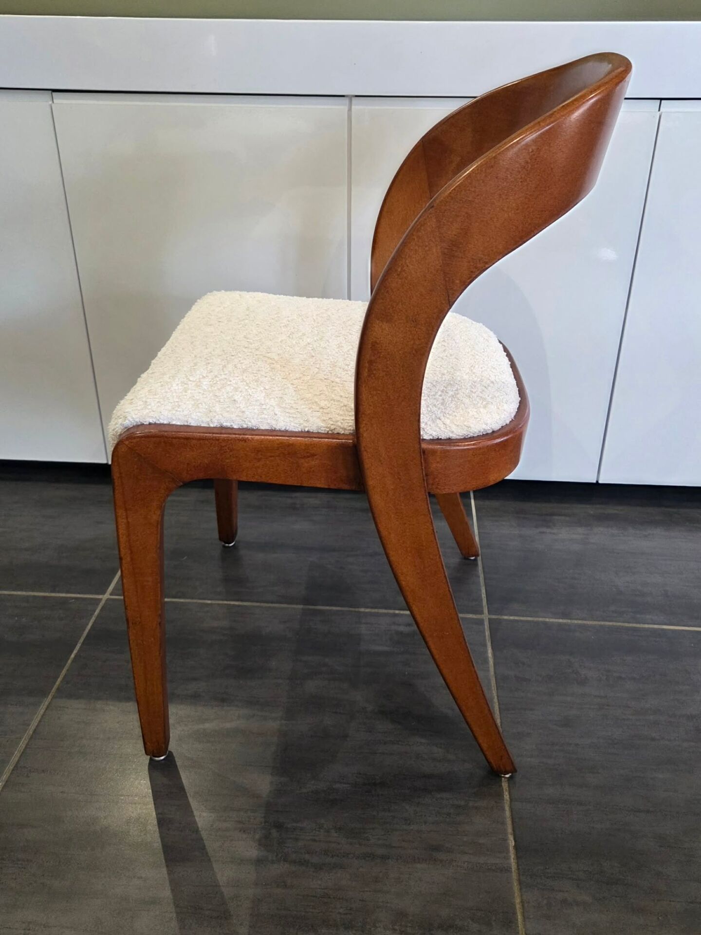 Set of 8 vintage Baumann Gondole chairs, 1960s.