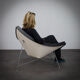 Fauteuil  en cuir Coconut par George Nelson pour Vitra, 1955
