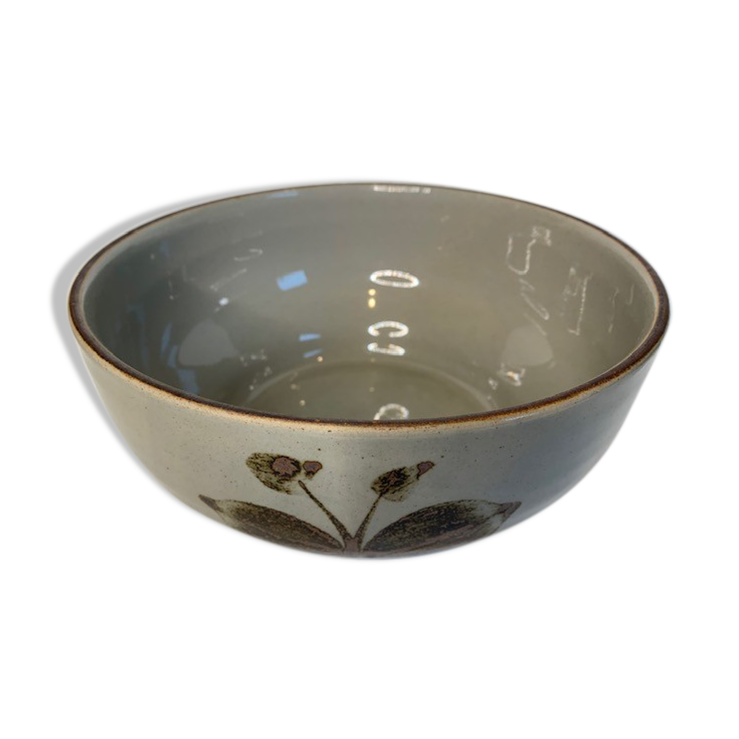 Gres de l arnon flat salad bowl 70