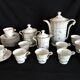 L. Bernardaud & Cie. - Limoges porcelain coffee set, Pompadour model, 1900s - 1927s