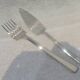 2-piece fish serving set, silver-plated metal, Christofle Concorde goldsmith