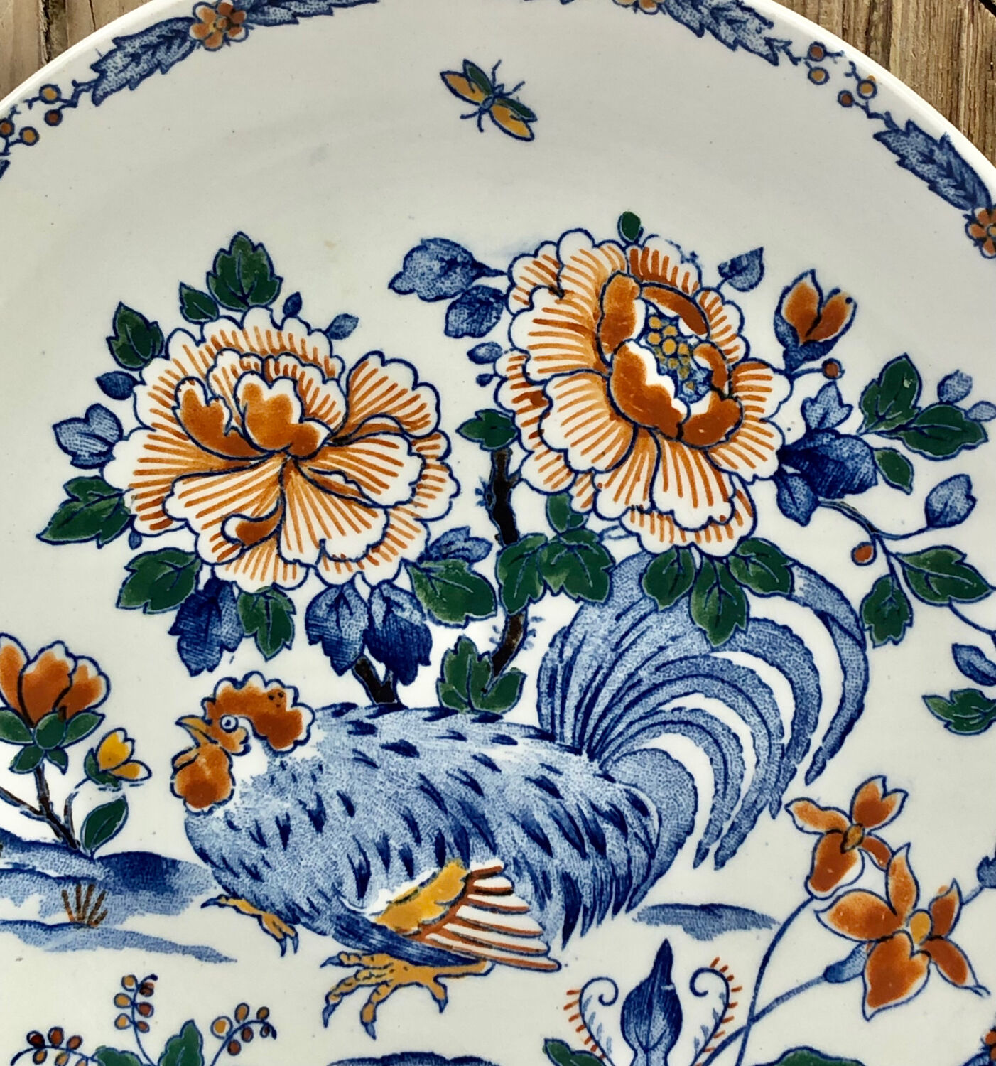 Lot de 6 assiettes à dessert Gien 1938 1960