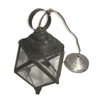 1970s lantern pendant lamp