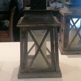 Set of three antique candle lanterns