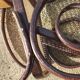Rocking chair wood and canage seventies