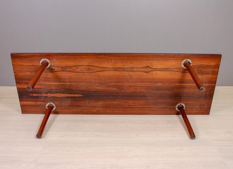 Hans J Wegner rosewood table by Andreas Tuck 1950s
