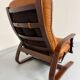 Antique "Panter" hanging armchair in Scandinavian design leather Westnofa an70