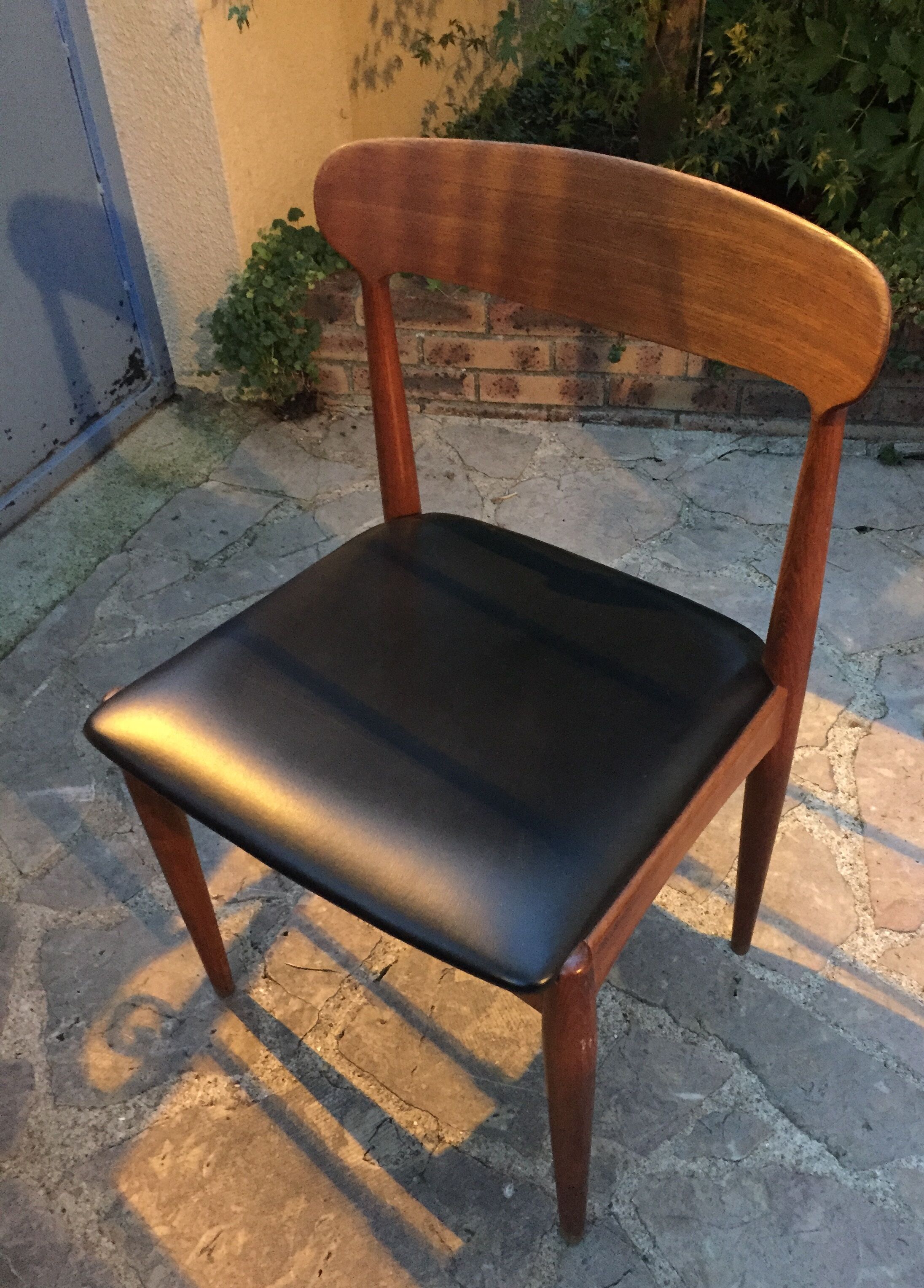 Following two Scandinavian chairs